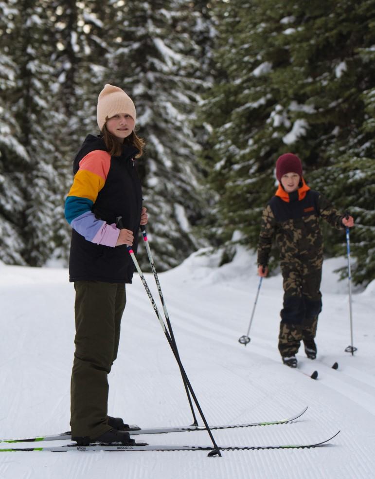 kids nordic skiing