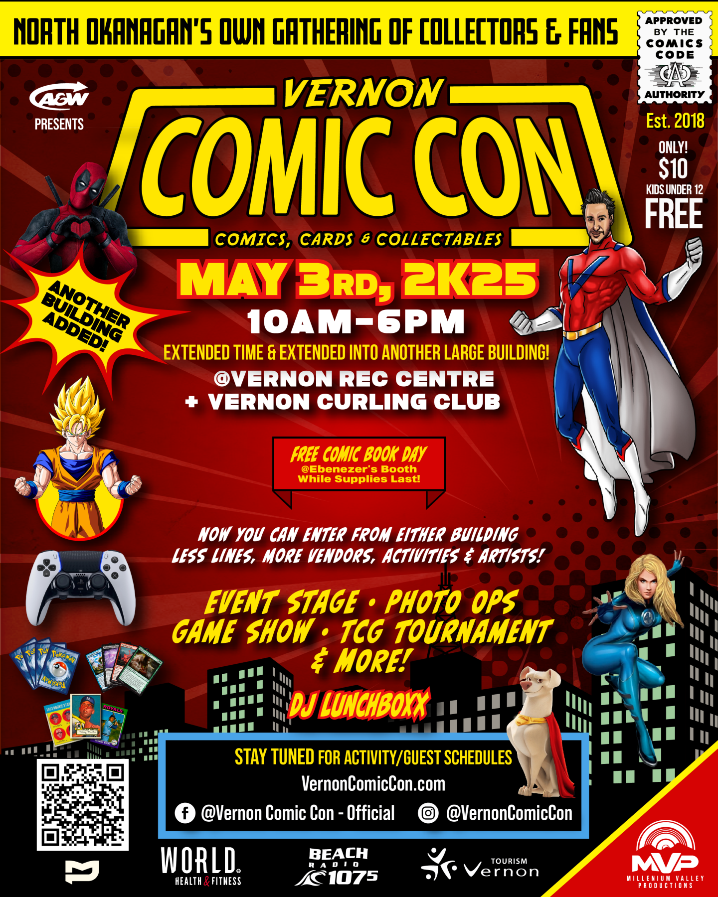 Vernon Comic Con 2025 Poster